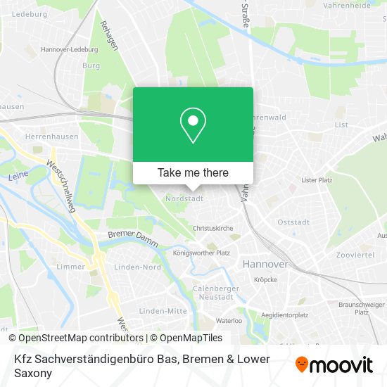 Kfz Sachverständigenbüro Bas map