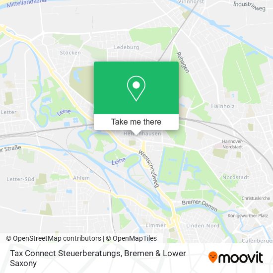 Tax Connect Steuerberatungs map