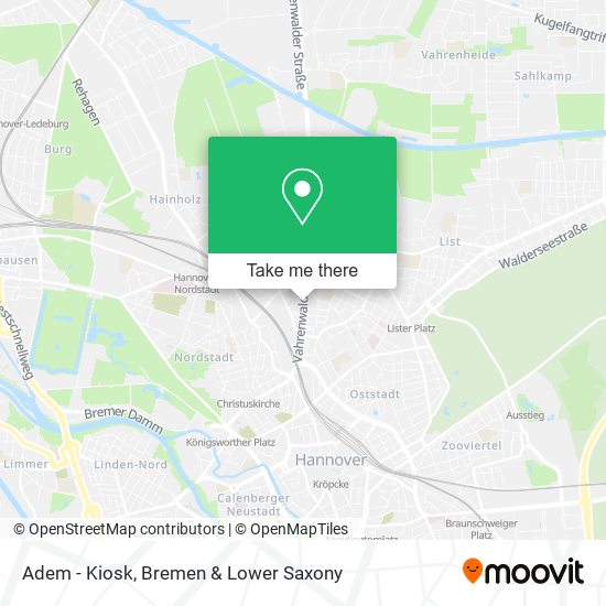 Adem - Kiosk map