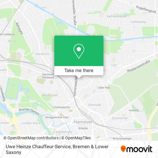 Uwe Heinze Chauffeur-Service map