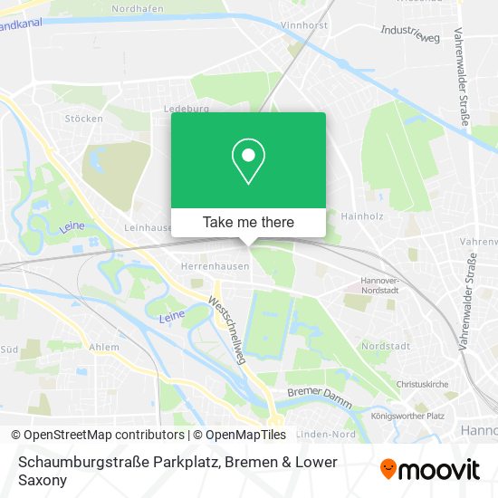 Карта Schaumburgstraße Parkplatz