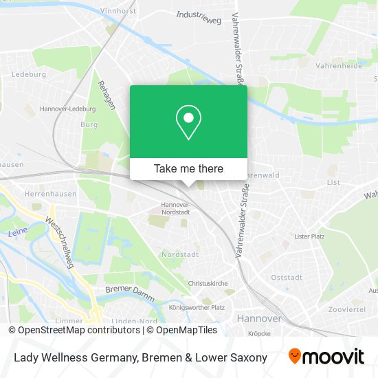 Lady Wellness Germany map