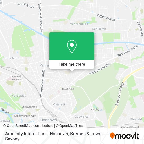 Amnesty International Hannover map