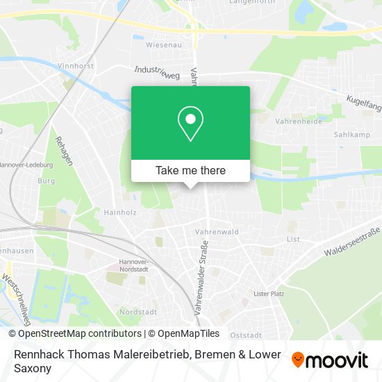 Rennhack Thomas Malereibetrieb map
