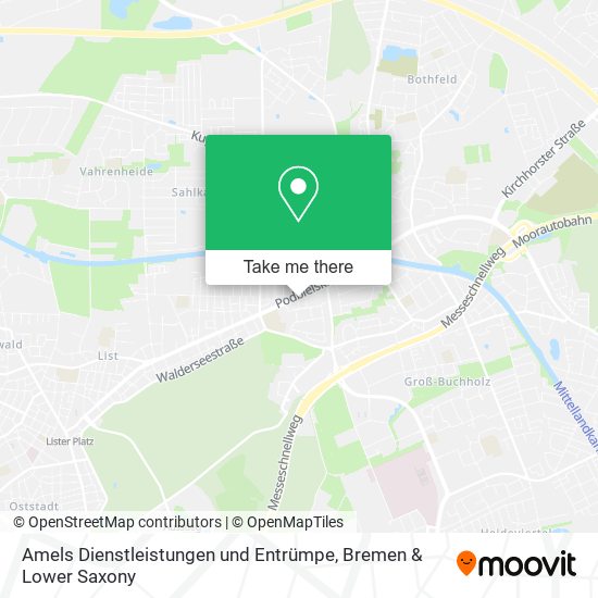 Amels Dienstleistungen und Entrümpe map