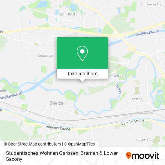 Studentisches Wohnen Garbsen map