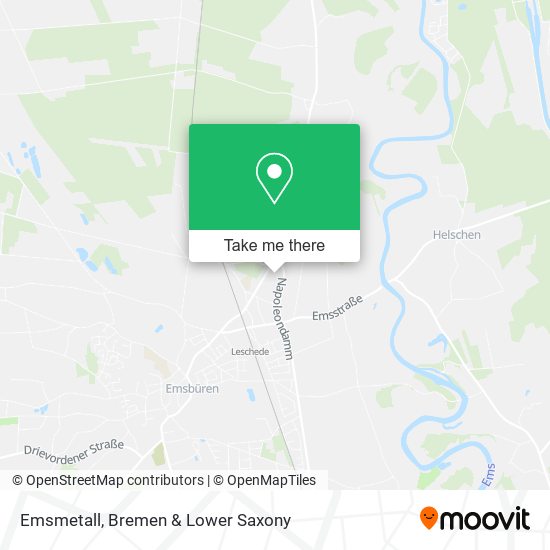 Emsmetall map