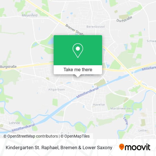 Kindergarten St. Raphael map