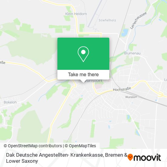 Dak Deutsche Angestellten- Krankenkasse map