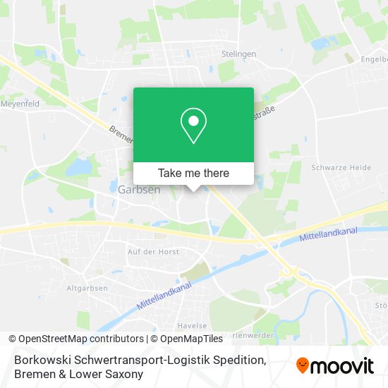 Карта Borkowski Schwertransport-Logistik Spedition