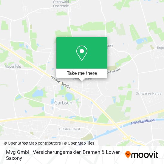 Mvg GmbH Versicherungsmakler map