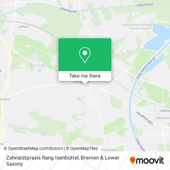 Zahnarztpraxis Rang Isenbüttel map