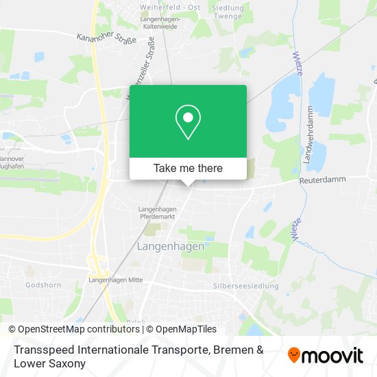 Transspeed Internationale Transporte map