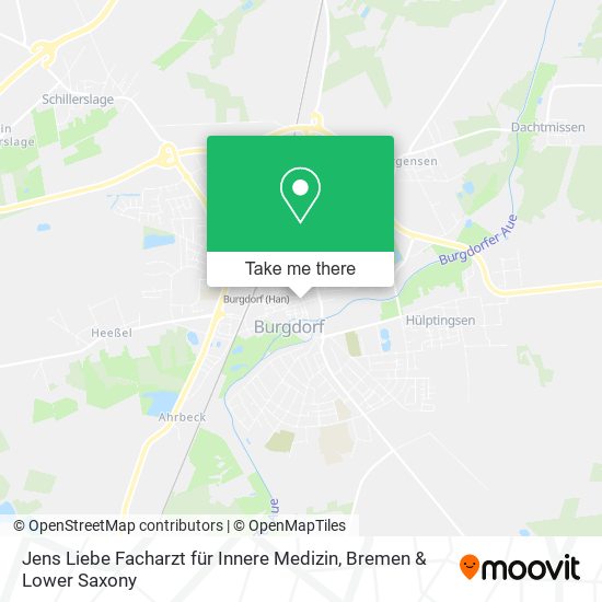 Jens Liebe Facharzt für Innere Medizin map
