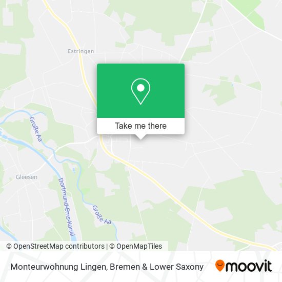 Monteurwohnung Lingen map