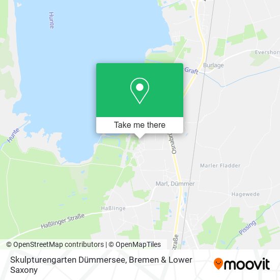 Skulpturengarten Dümmersee map
