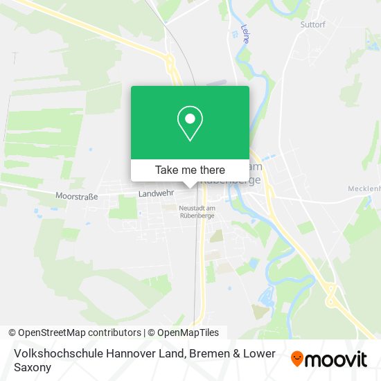 Volkshochschule Hannover Land map