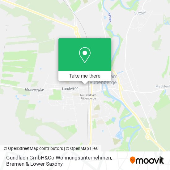 Карта Gundlach GmbH&Co Wohnungsunternehmen