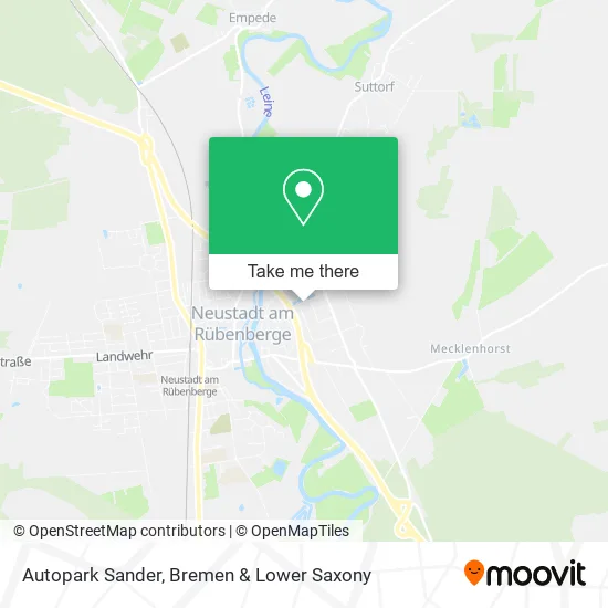 Autopark Sander map