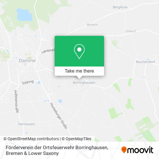 Förderverein der Ortsfeuerwehr Borringhausen map