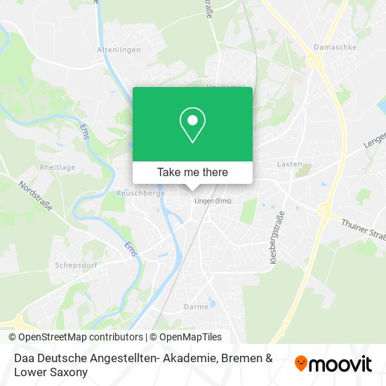 Daa Deutsche Angestellten- Akademie map