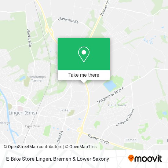 E-Bike Store Lingen map