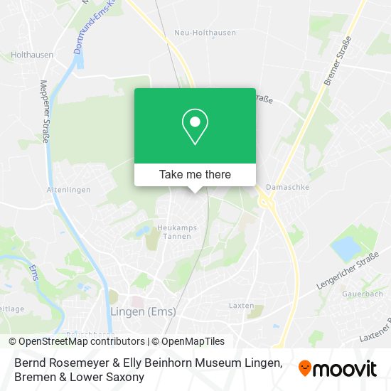 Bernd Rosemeyer & Elly Beinhorn Museum Lingen map
