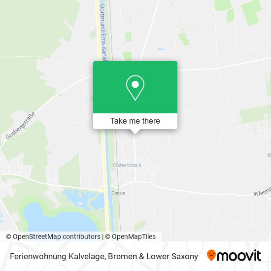 Ferienwohnung Kalvelage map