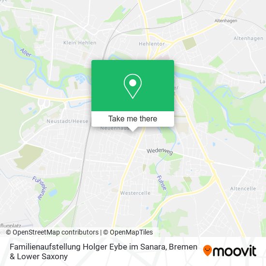 Familienaufstellung Holger Eybe im Sanara map