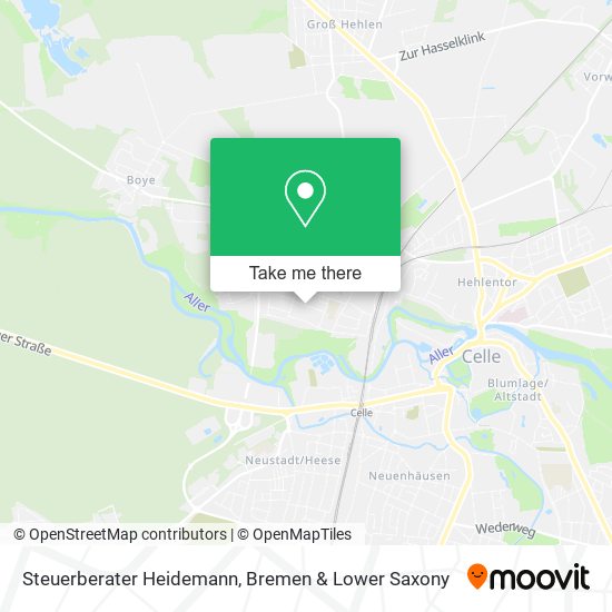 Steuerberater Heidemann map