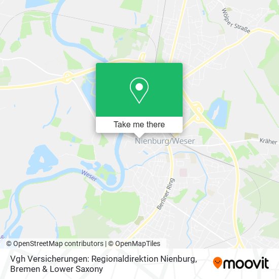 Карта Vgh Versicherungen: Regionaldirektion Nienburg