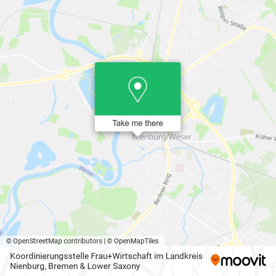 Карта Koordinierungsstelle Frau+Wirtschaft im Landkreis Nienburg