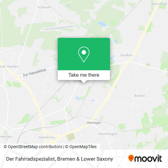 Der Fahrradspezialist map