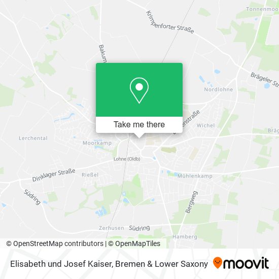 Elisabeth und Josef Kaiser map