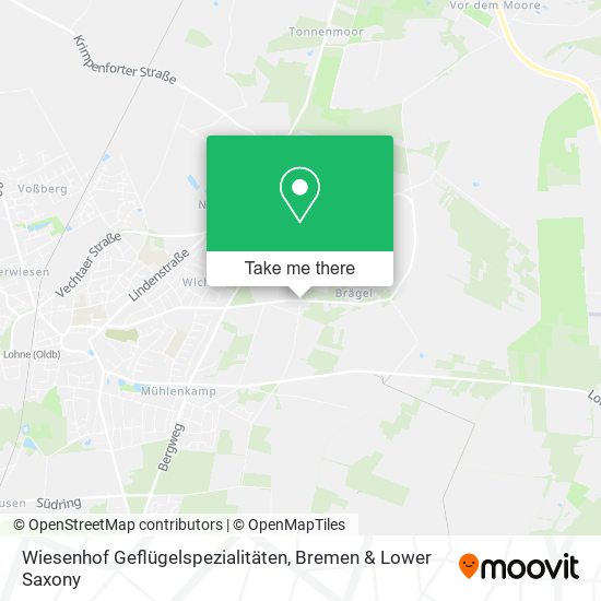 Wiesenhof Geflügelspezialitäten map