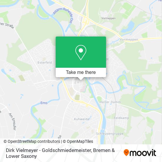 Dirk Vielmeyer - Goldschmiedemeister map