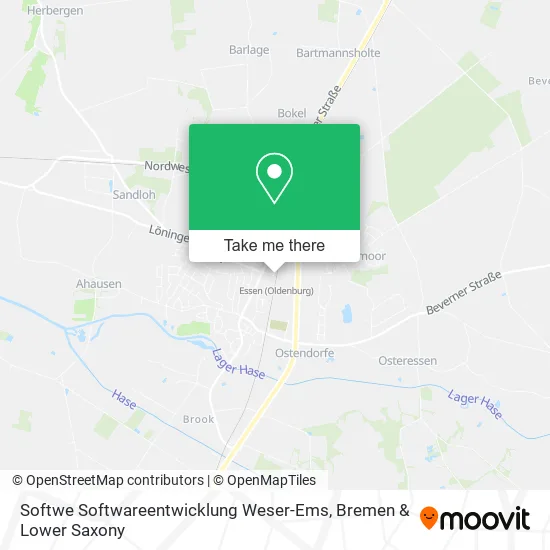 Softwe Softwareentwicklung Weser-Ems map