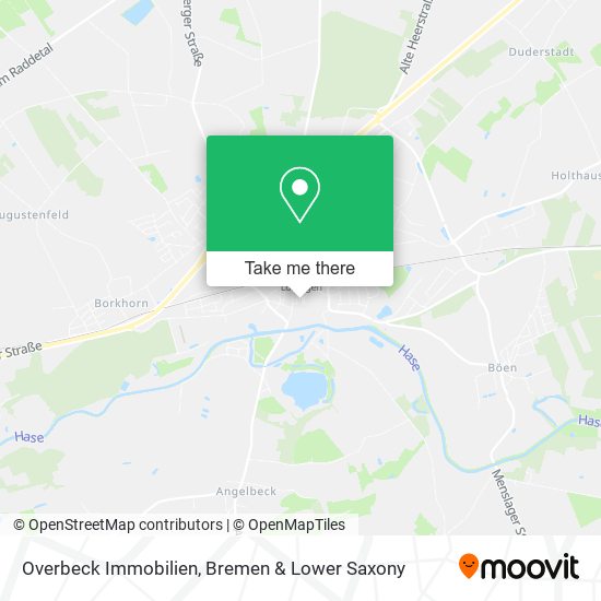 Overbeck Immobilien map