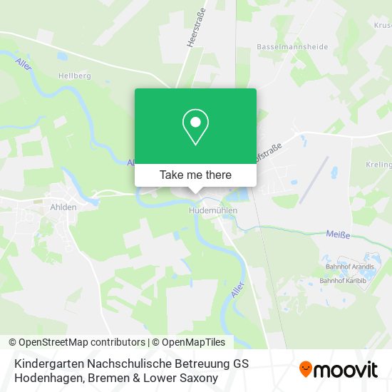 Kindergarten Nachschulische Betreuung GS Hodenhagen map