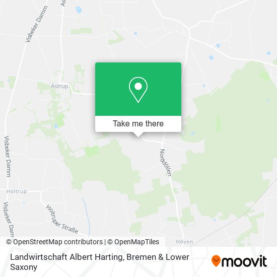 Landwirtschaft Albert Harting map