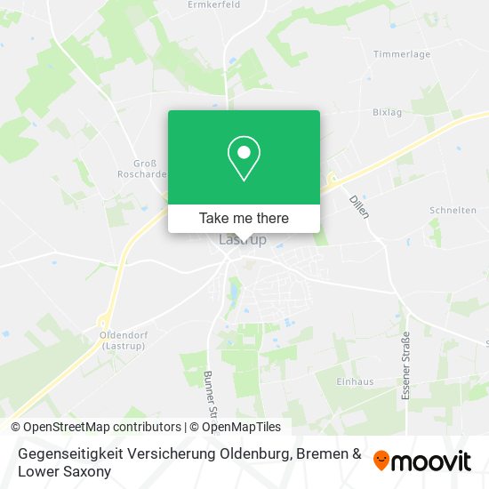 Карта Gegenseitigkeit Versicherung Oldenburg