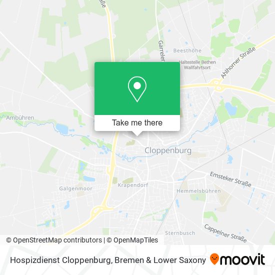 Hospizdienst Cloppenburg map