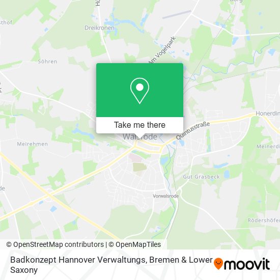 Badkonzept Hannover Verwaltungs map