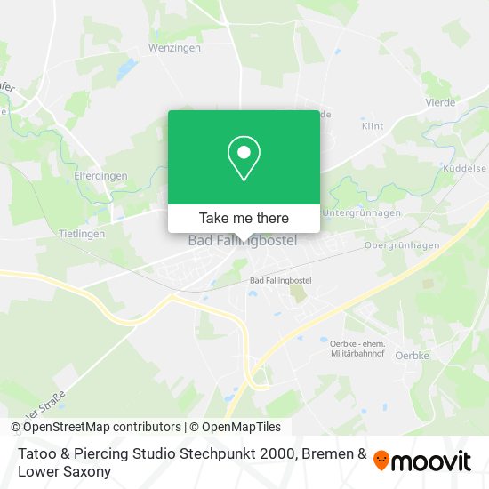 Tatoo & Piercing Studio Stechpunkt 2000 map