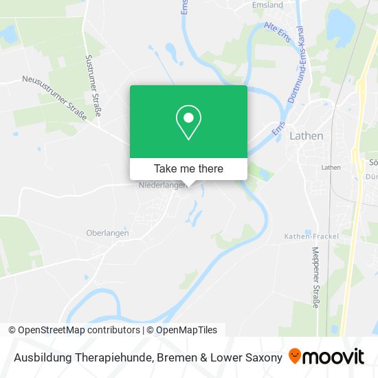 Ausbildung Therapiehunde map