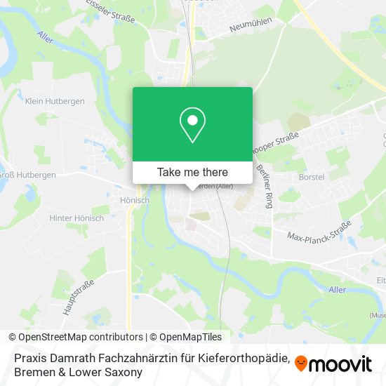 Praxis Damrath Fachzahnärztin für Kieferorthopädie map