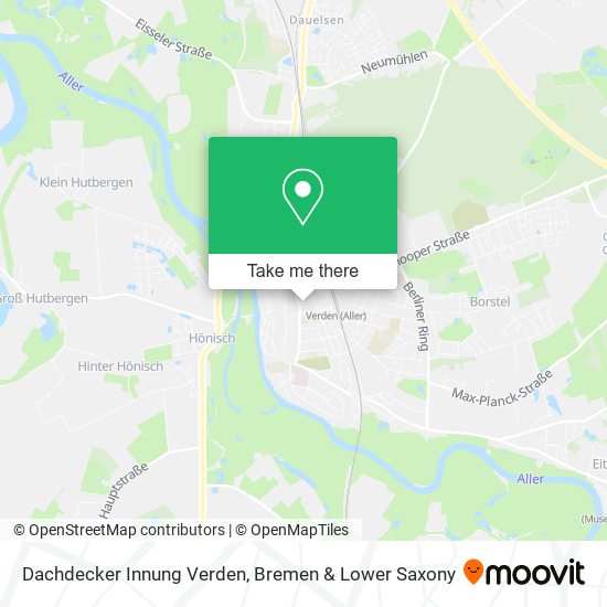 Dachdecker Innung Verden map