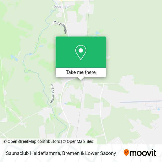 Saunaclub Heideflamme map