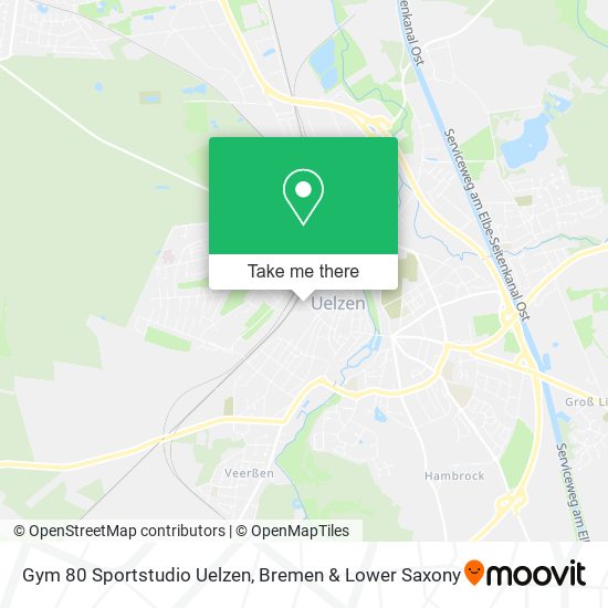 Gym 80 Sportstudio Uelzen map