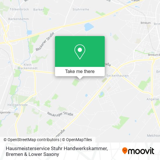 Hausmeisterservice Stuhr Handwerkskammer map